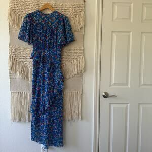 Saloni Vida Ruffled Dress